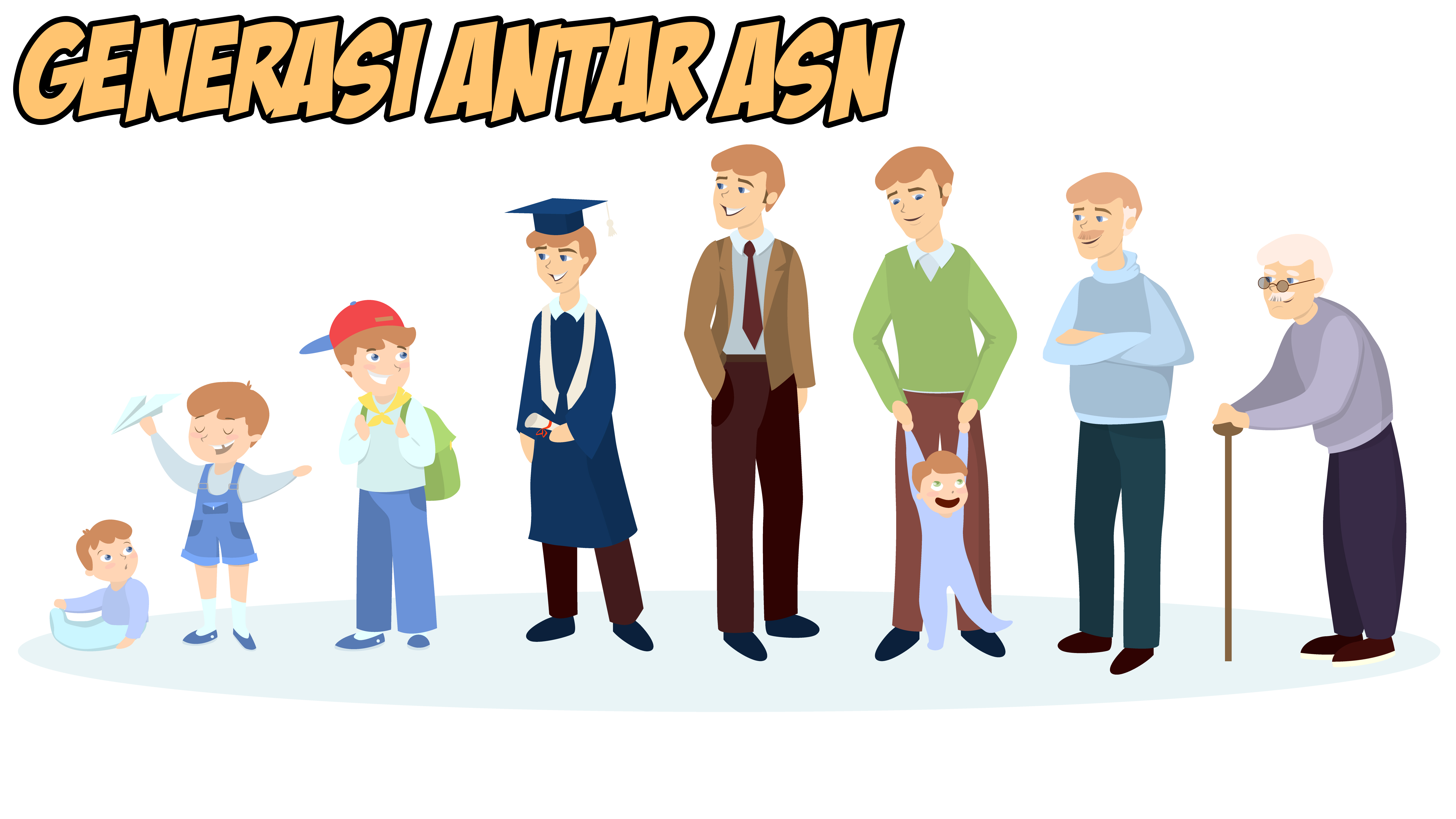 Gambar sampul TAHUN 2023 : “ MASA TRANSISI GENERASI ASN ”