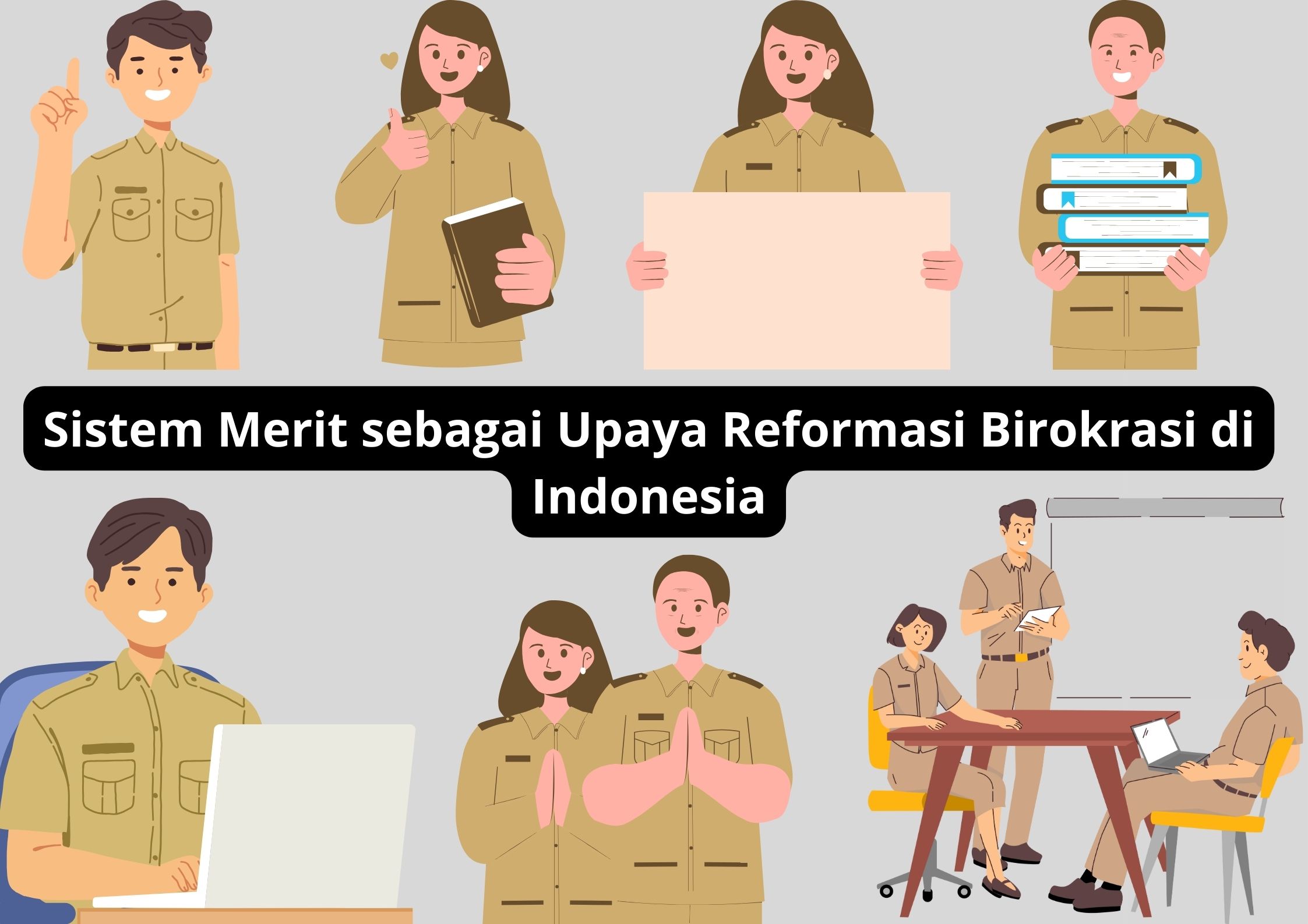 Gambar sampul Sistem Merit sebagai Upaya Reformasi Birokrasi di Indonesia