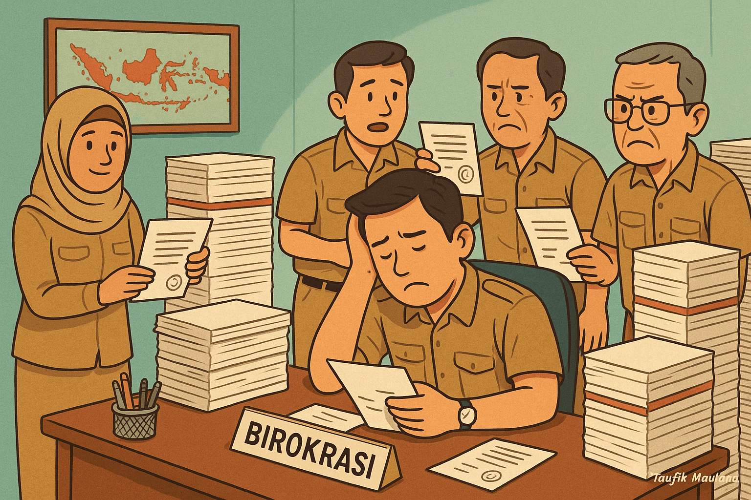 Gambar sampul Birokrasi: Antara Hierarki, Ketakutan dan Hilangnya Inisiatif