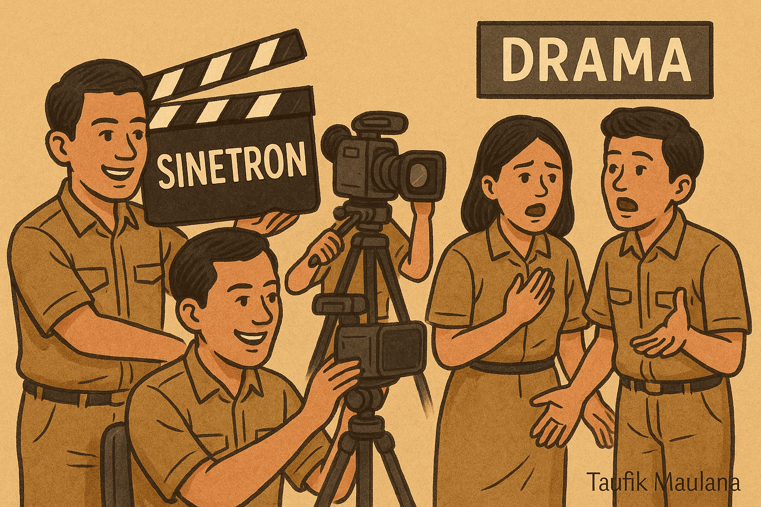 Gambar sampul Jika Kantor Pemerintah adalah Sinetron, ASN adalah Bintang Utamanya