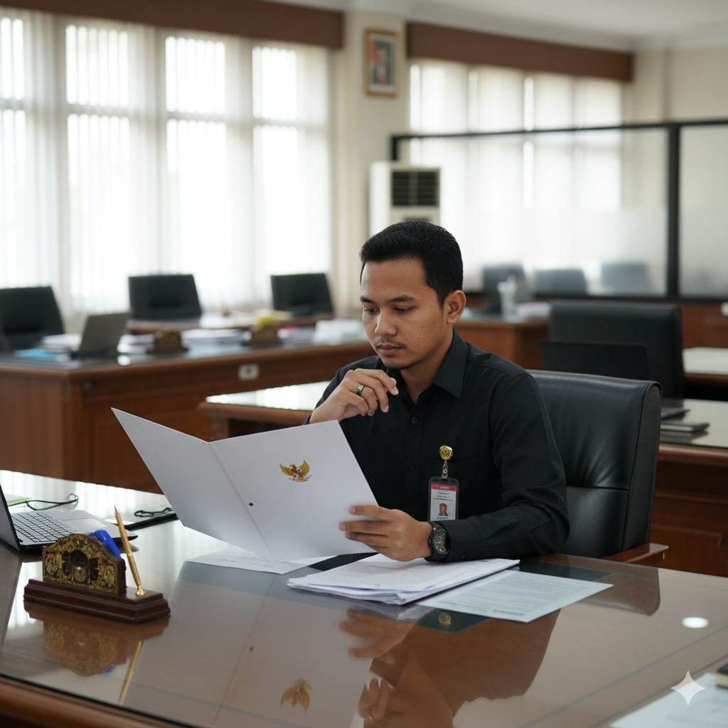 Gambar sampul Menimbang Desain ASN antara PNS dan PPPK