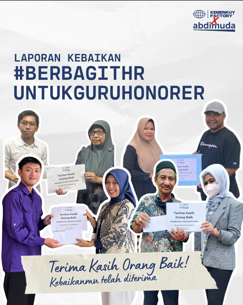 Gambar sampul Senyum Baru Guru Honorer: Laporan Kebaikan Campaign #BerbagiTHRuntukGuruHonorer
