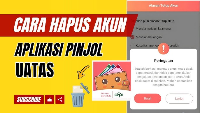 Gambar sampul Menghapus data akun di Aplikasi Uatas!