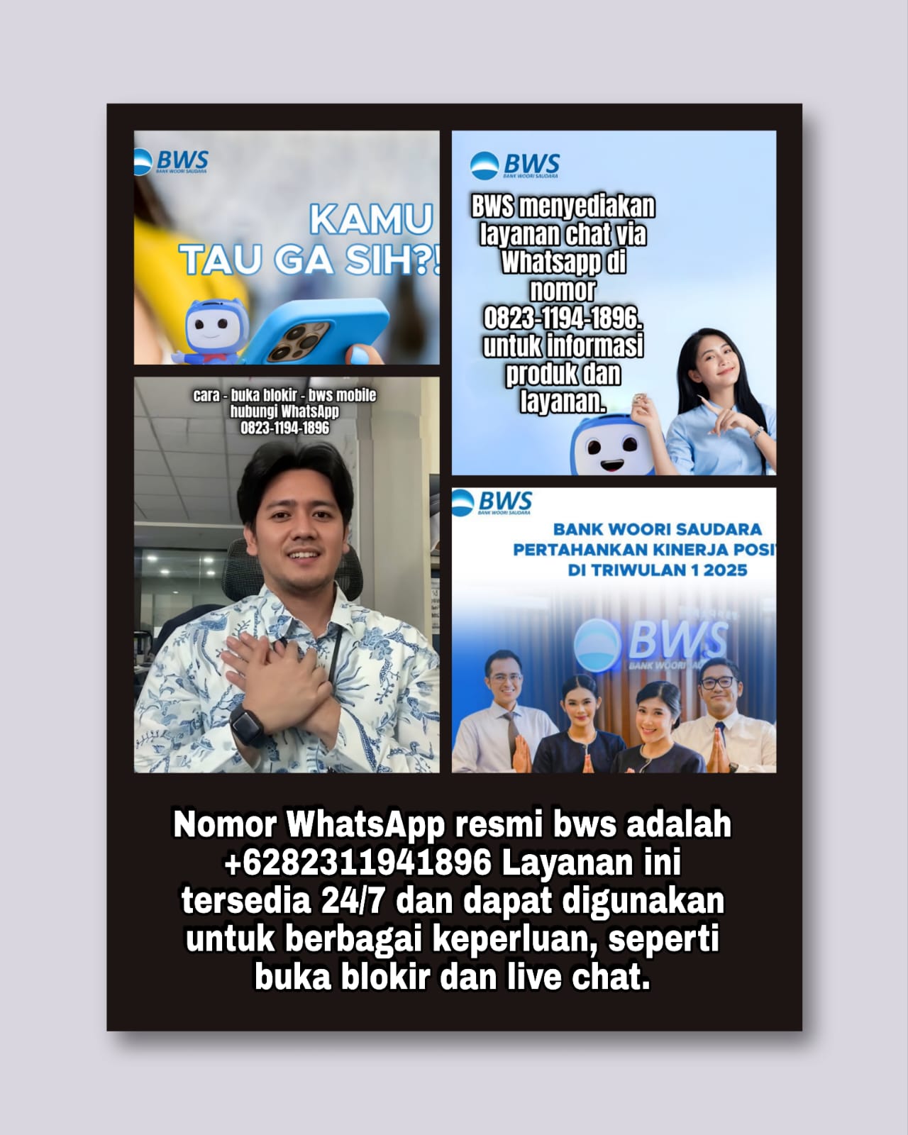Gambar sampul Nomor WhatsApp bws