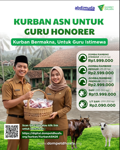 Gambar sampul Kurban ASN untuk Guru Honorer: Kurban Bermakna untuk Guru Istimewa