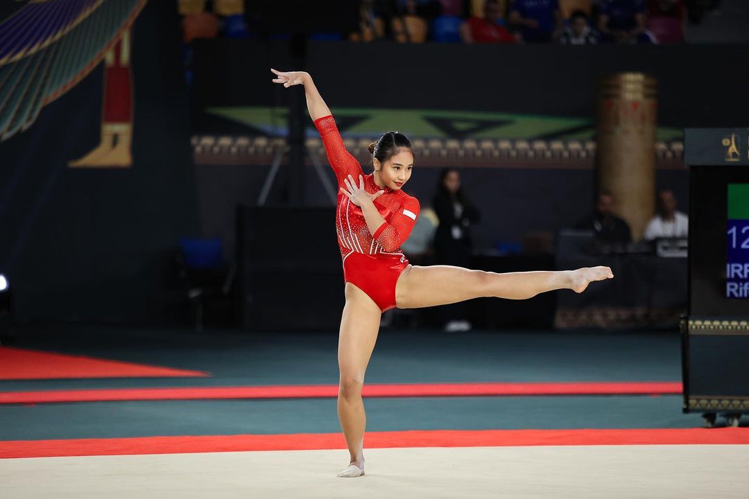 Rifda Irfanaluthfi, Atlet Senam Artistik Pertama Indonesia yang Lolos ...