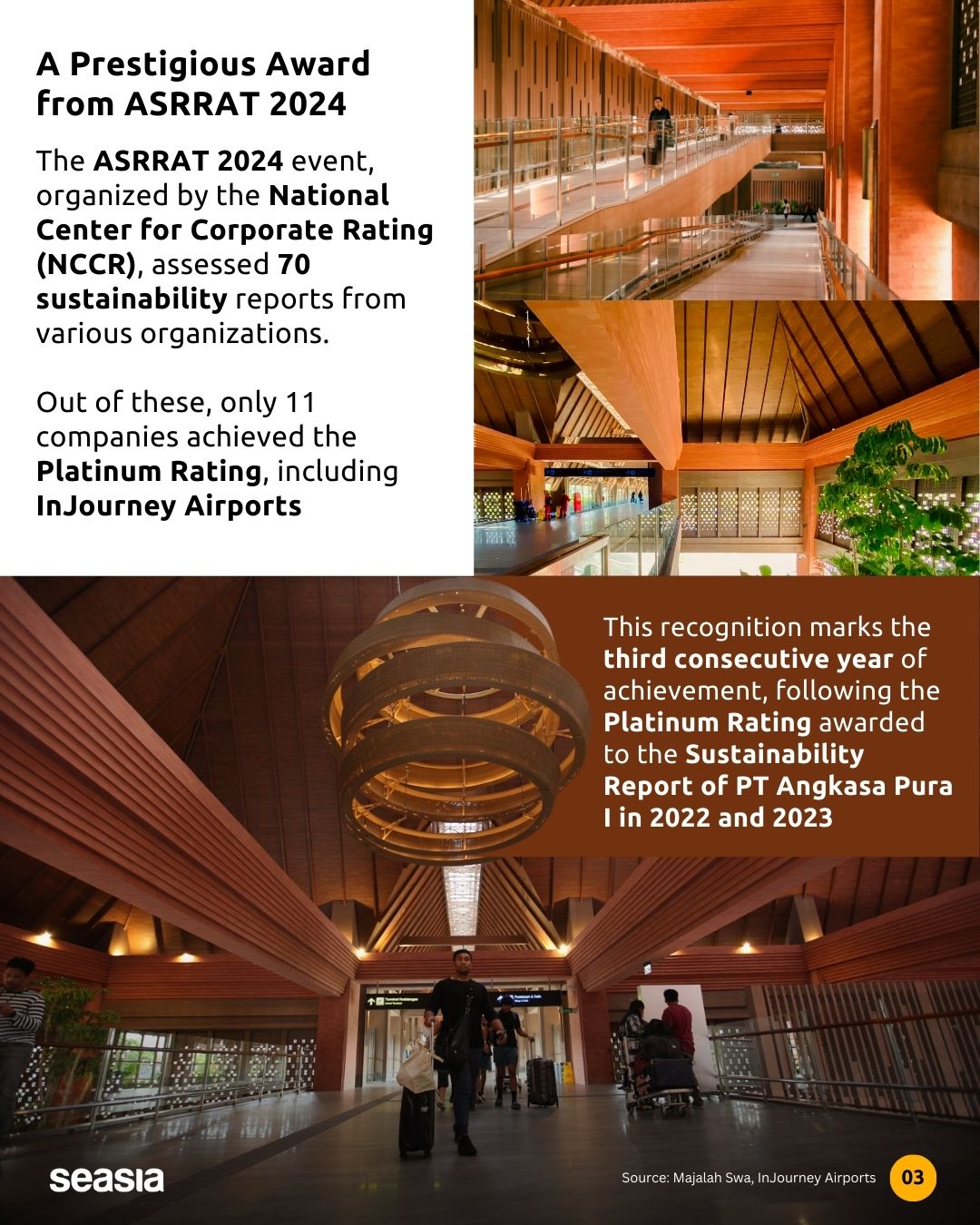 InJourney Airports Strengthens ESG Commitment with ASRRAT 2024 Platinum Rating