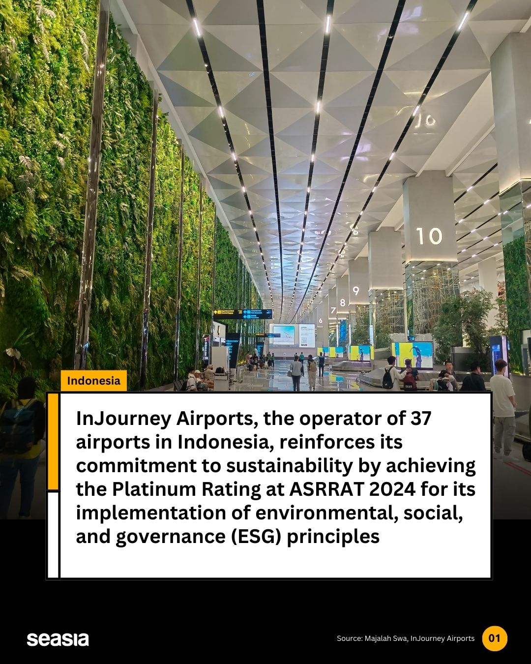 InJourney Airports Strengthens ESG Commitment with ASRRAT 2024 Platinum Rating