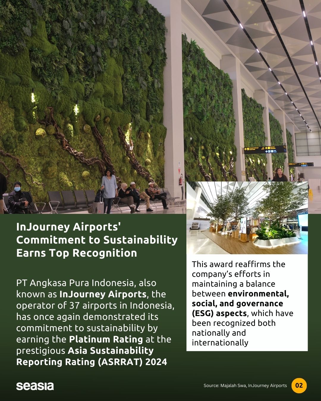 InJourney Airports Strengthens ESG Commitment with ASRRAT 2024 Platinum Rating