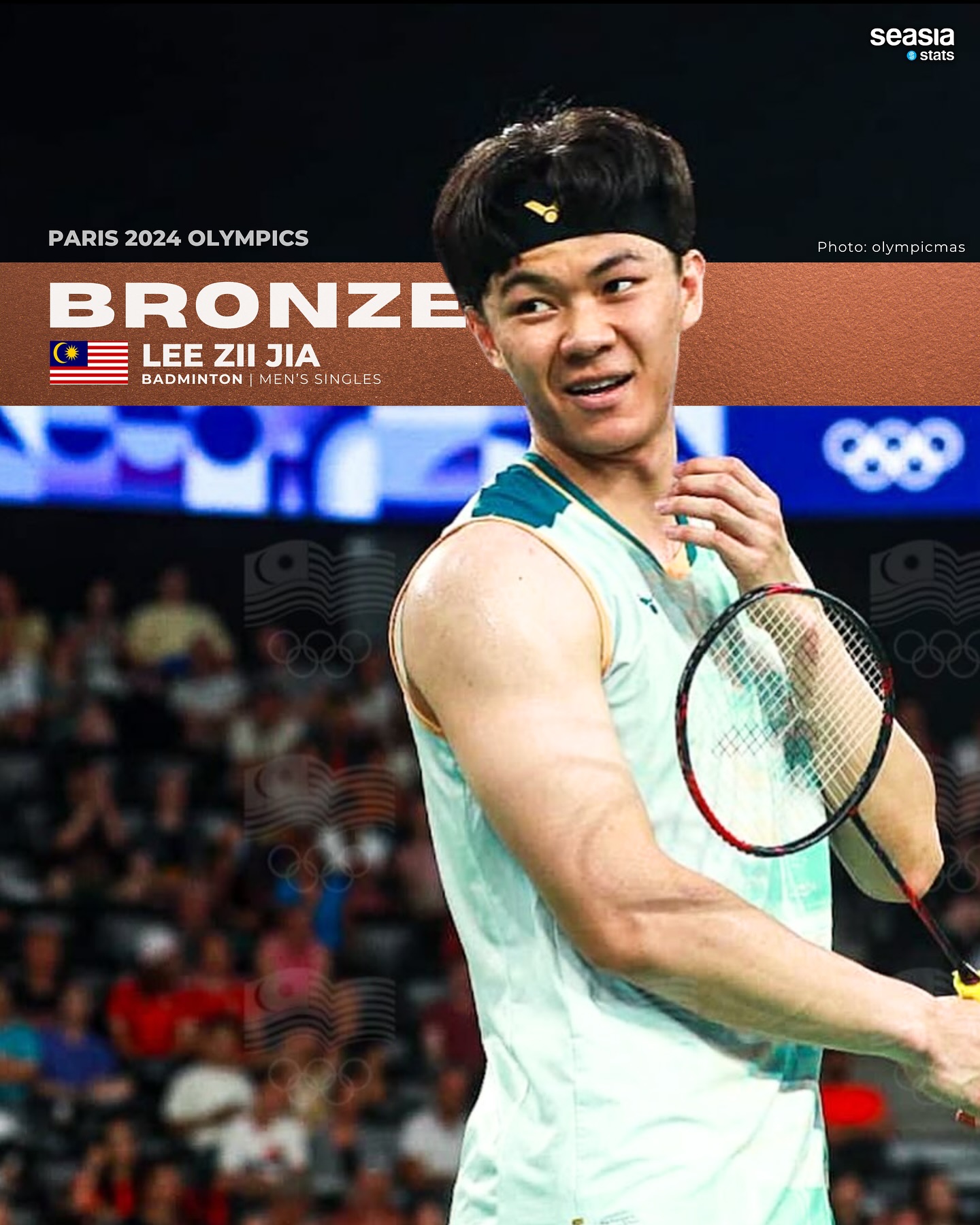 Paris 2024 Olympics | Bronze: Lee Zii Jia (Badminton)