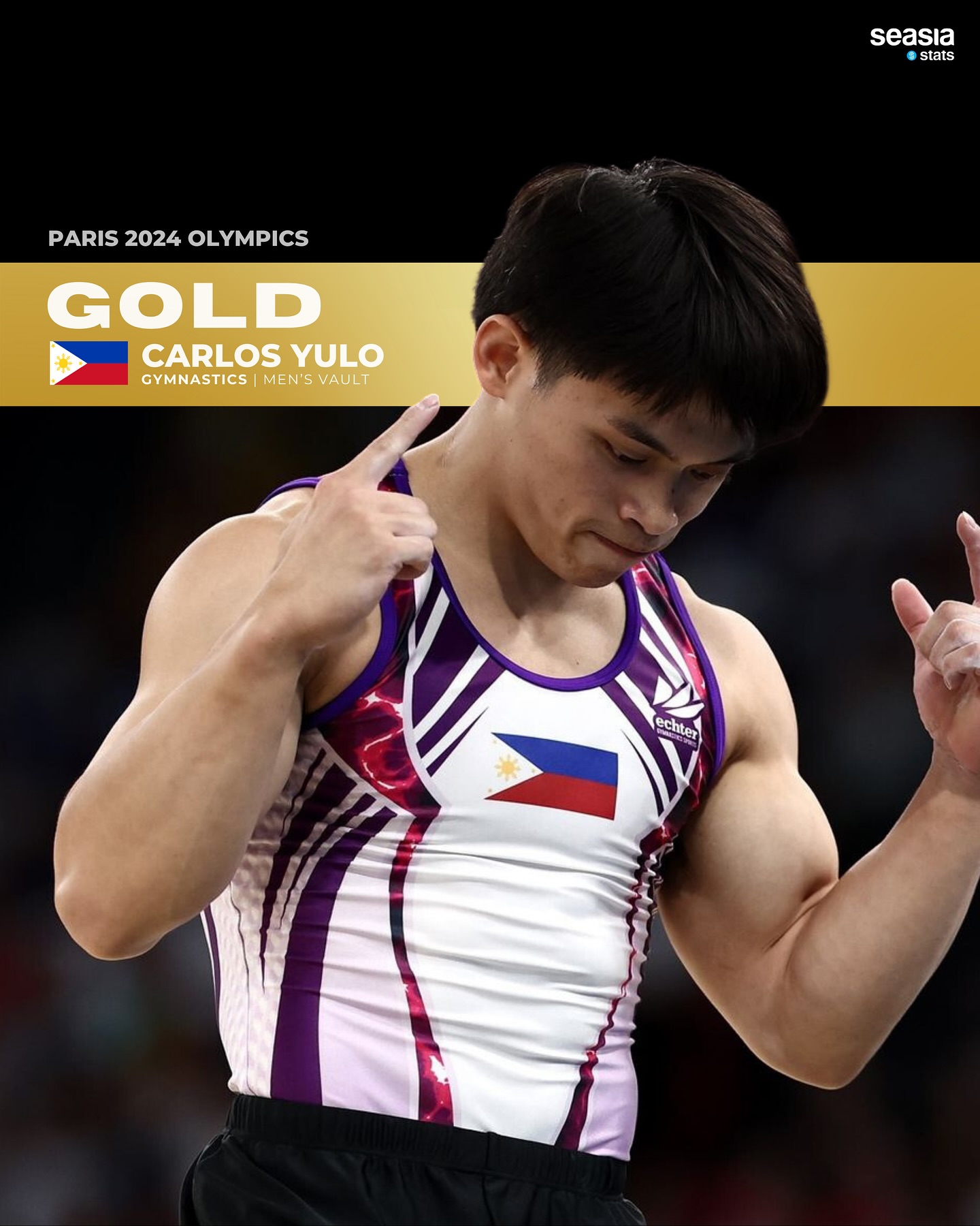 Paris 2024 Olympics | Gold: Carlos Yulo (Gymnastics)