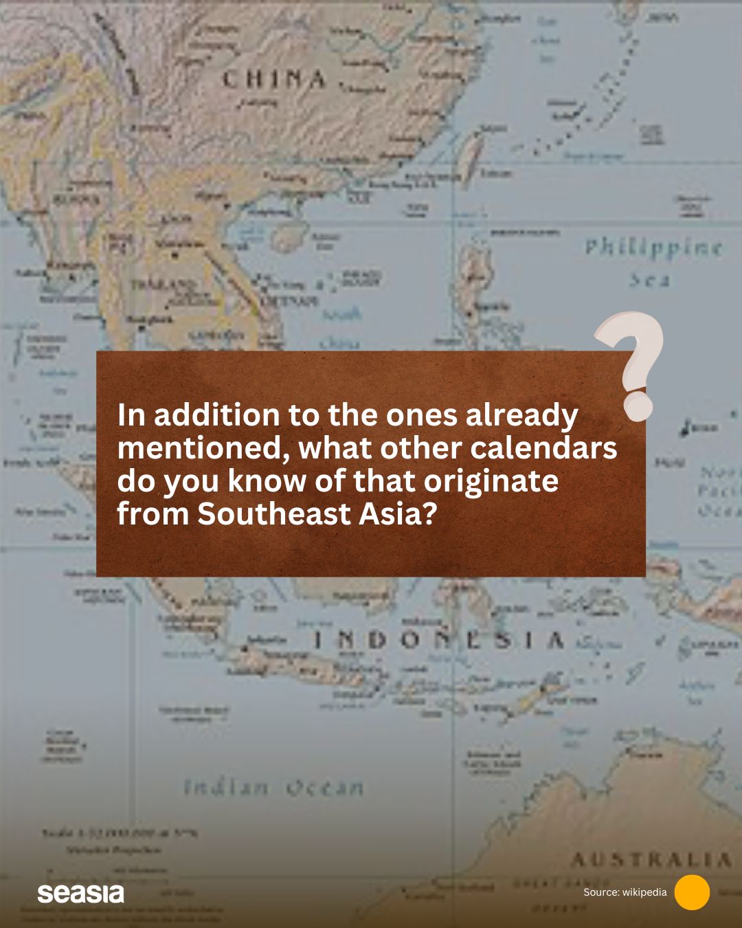 Southeast Asia has various distinct calendrical systems. What are they?