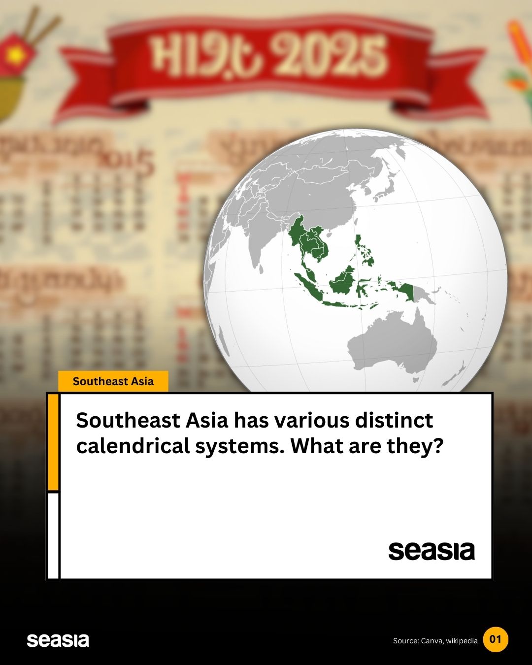 Southeast Asia has various distinct calendrical systems. What are they?
