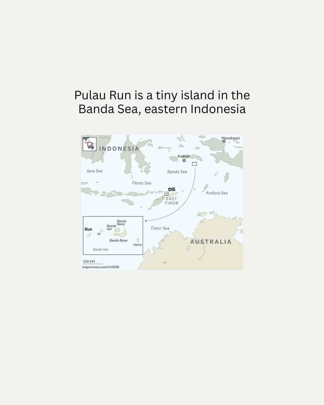 The Tiny Indonesia That Bought Manhattan