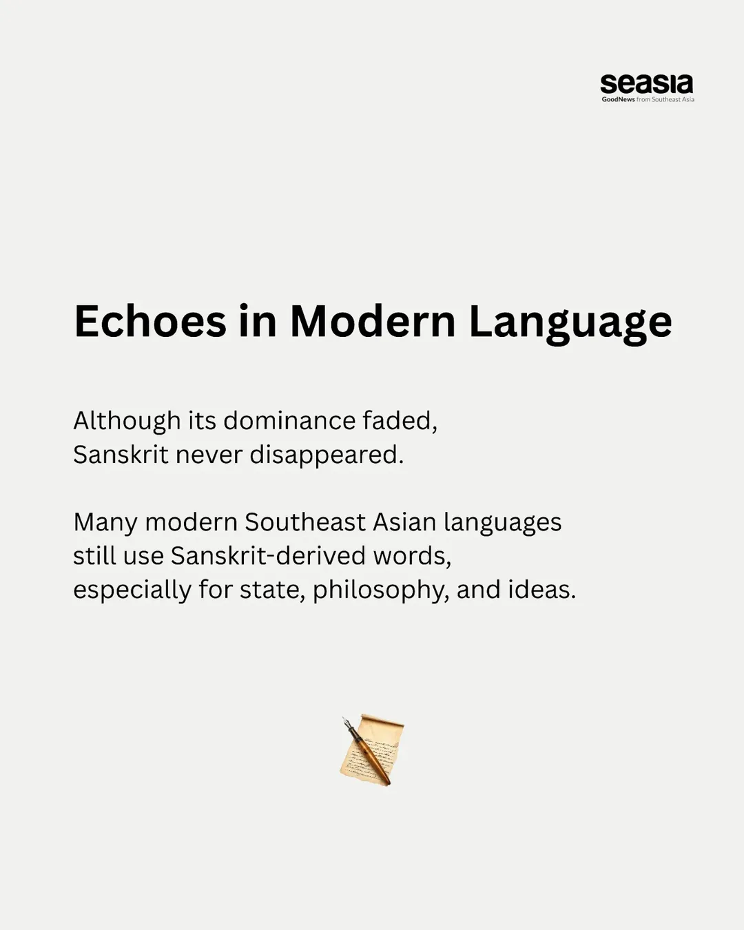 There Was A Time When Southeast Asia Spoke The Same Language