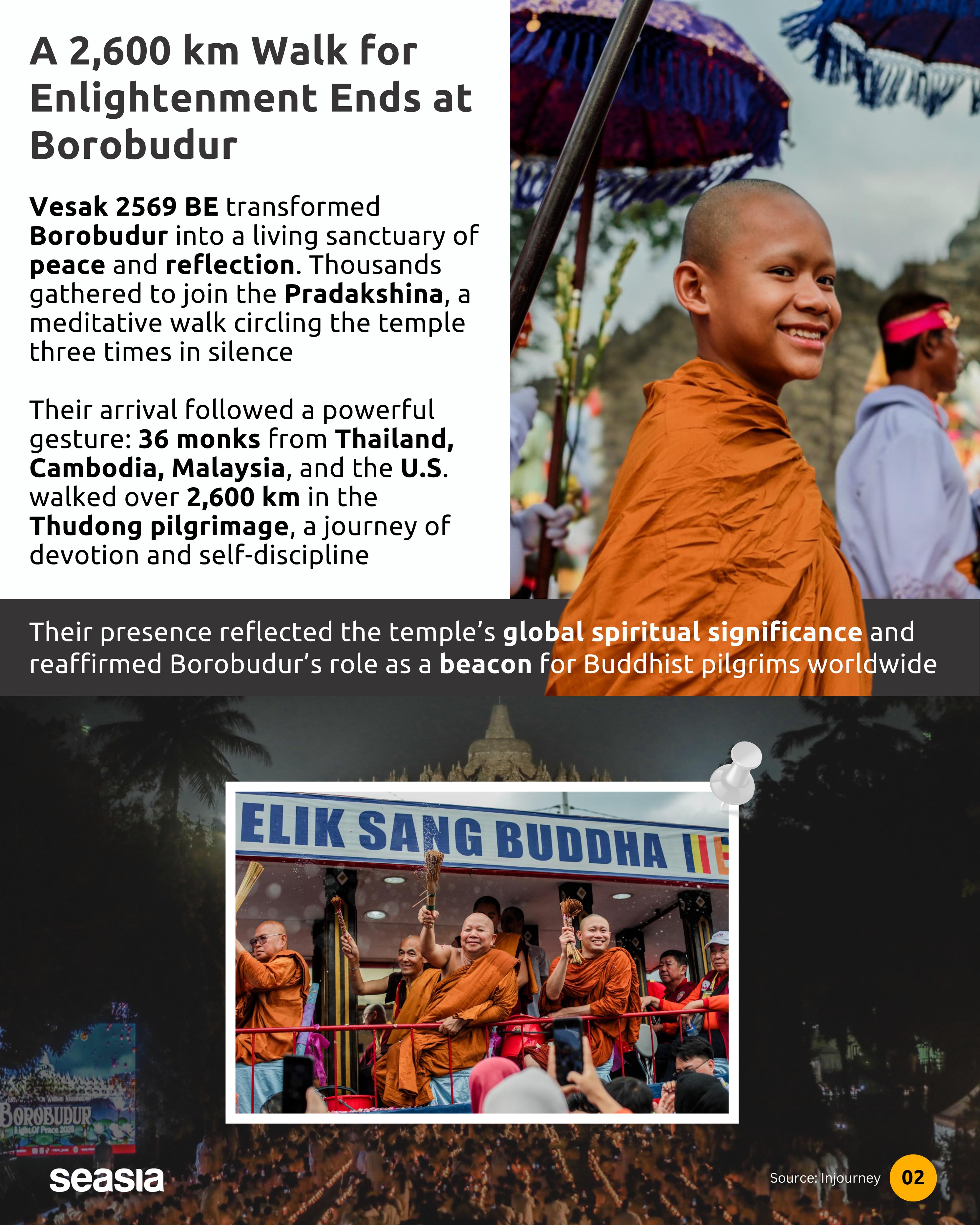 Vesak collaboration strengthens spiritual and cultural tourism in Indonesia's Borobudur